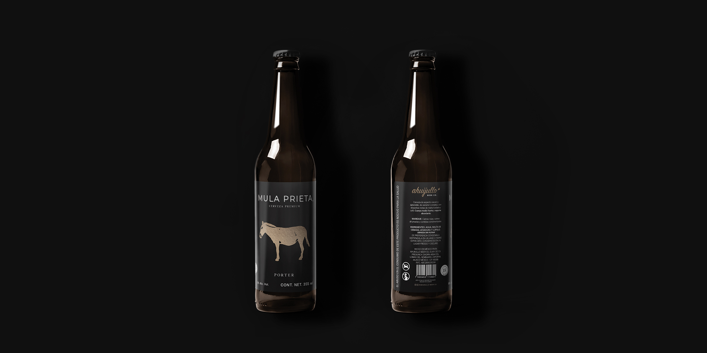 Francia Serrano Studio PortafolioCERVEZA ARTESANAL AHUIJULLO