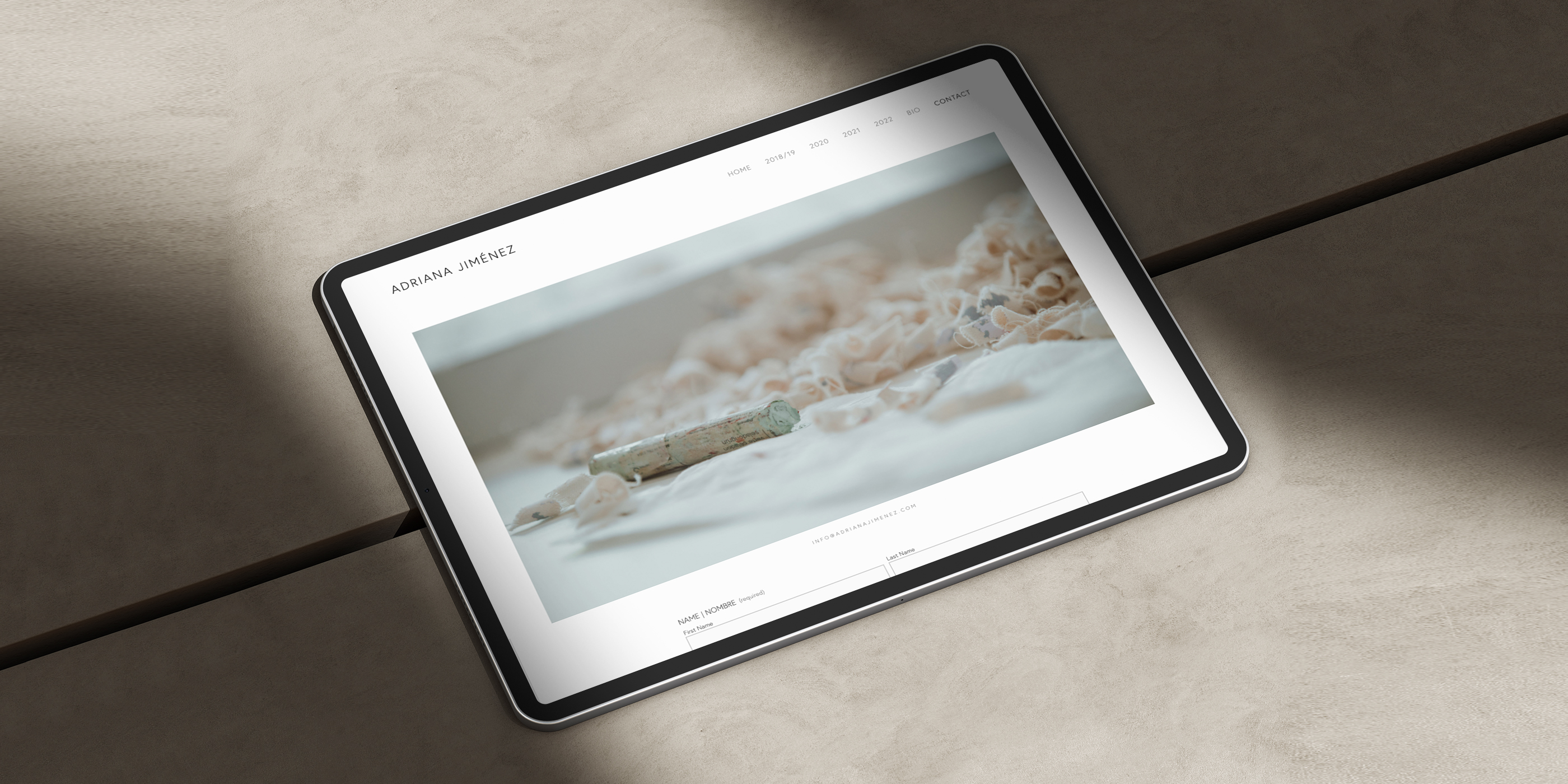 Francia Serrano Studio Portafolio Adriana Jimenez Artist